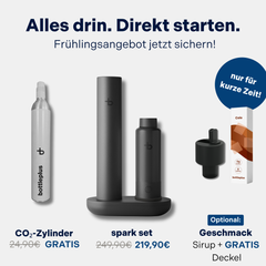 Mobiler Wassersprudler mit Geschmack